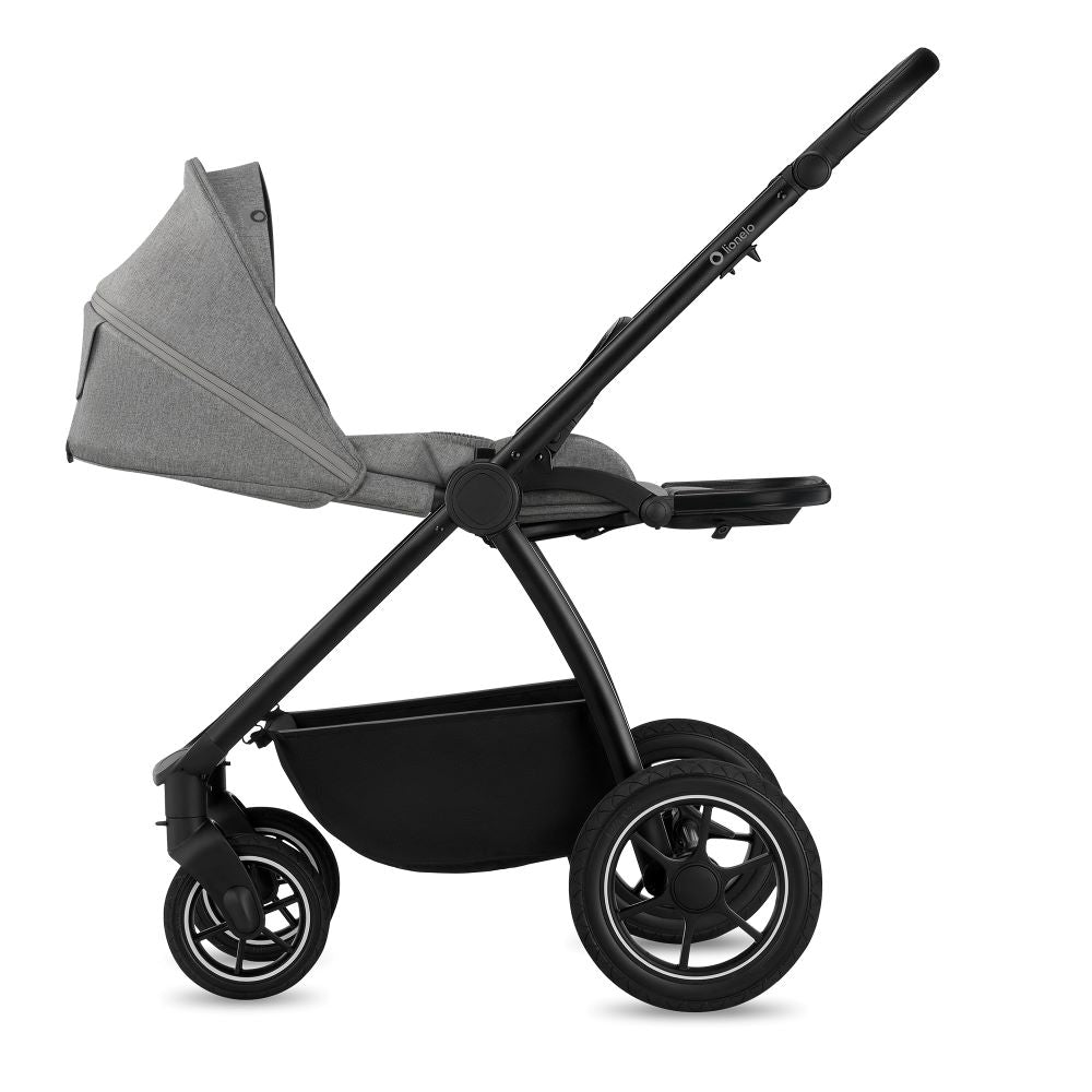 Lionelo dječja kolica Meril 3u1, Grey Stone