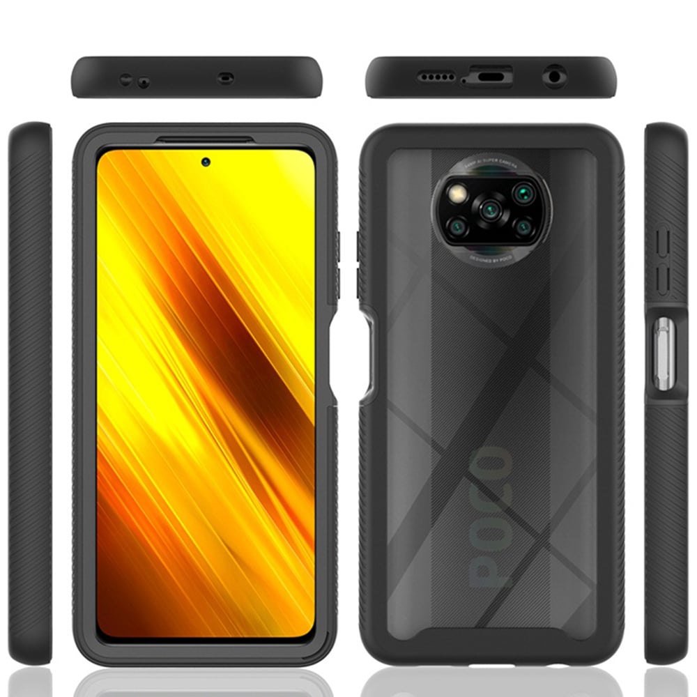 Techsuit - Defense360 Pro + zaščita za zaslon - Xiaomi Poco X3 / Poco X3 NFC / Poco X3 Pro - črna