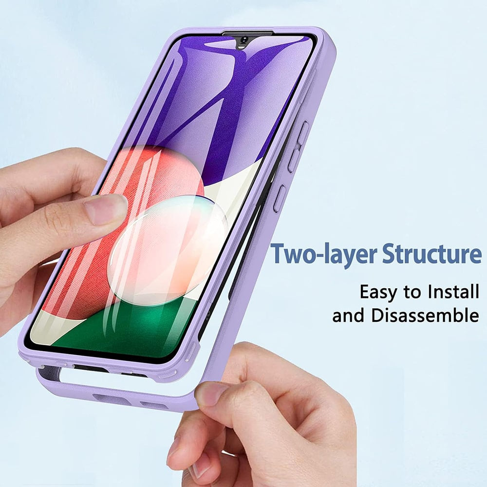 Techsuit – ColorVerse 360 Series obojestranska zaščitna maska za Samsung Galaxy A52 4G / A52 5G / A52s 5G – črna