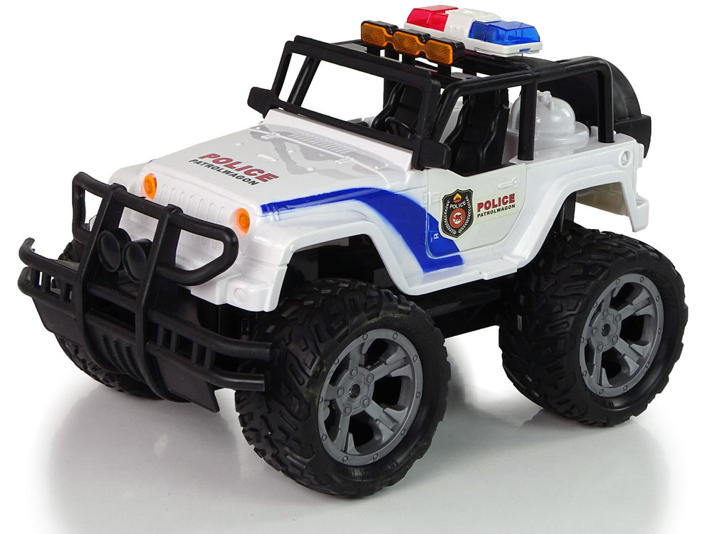 Auto na daljinsko upravljanje JEEP Police Patrol  - bijeli