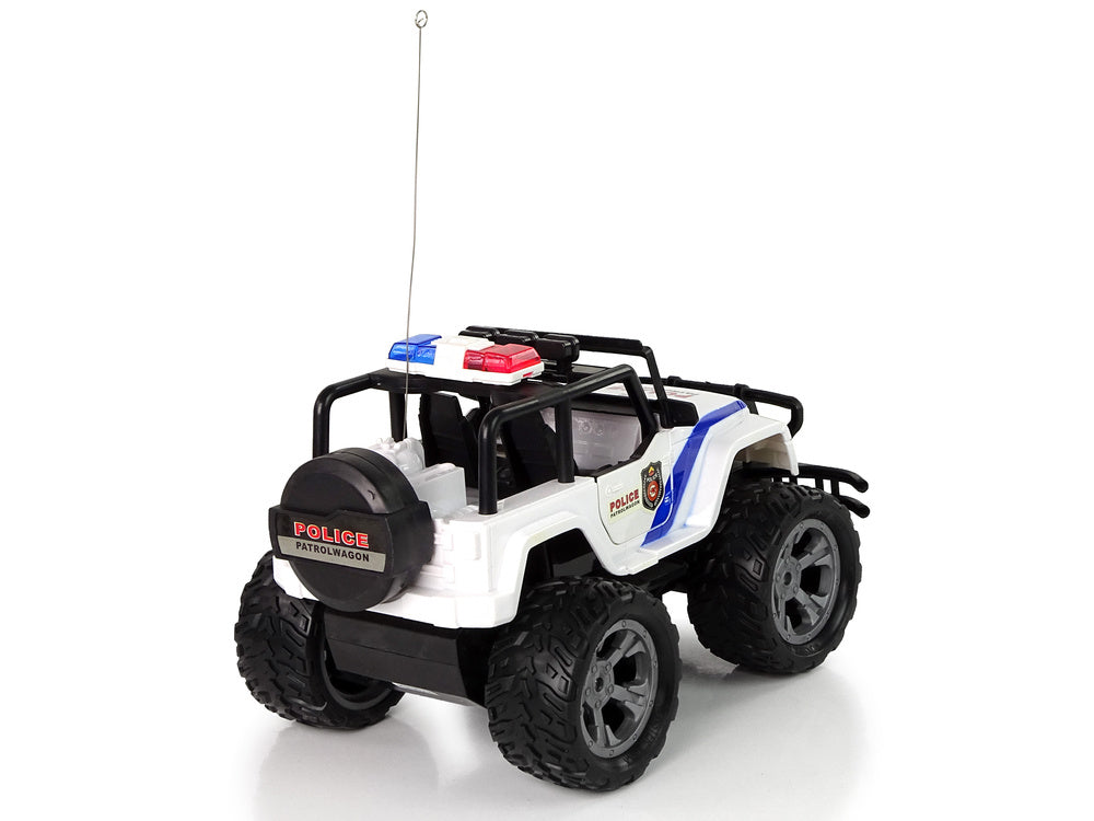 Auto na daljinsko upravljanje JEEP Police Patrol  - bijeli