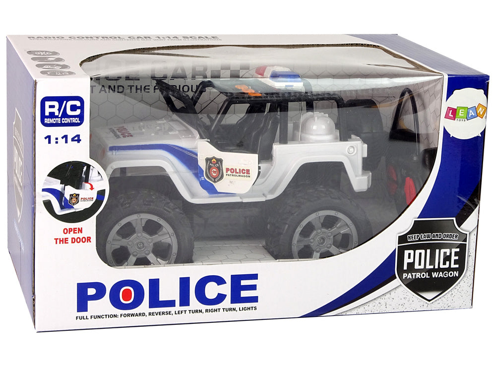 Auto na daljinsko upravljanje JEEP Police Patrol  - bijeli