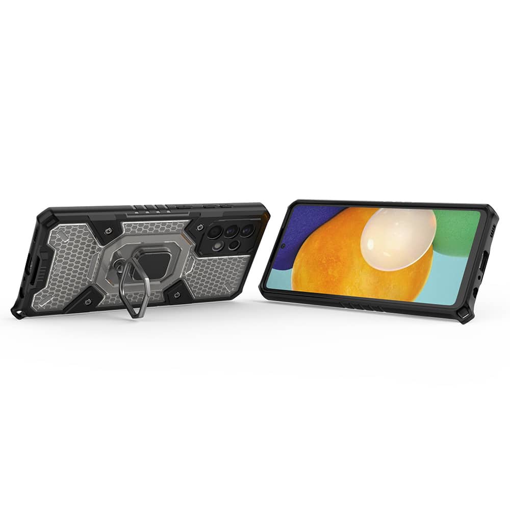 Techsuit - Honeycomb Armor ovitek za Samsung Galaxy A52 4G / A52 5G / A52s 5G - črna