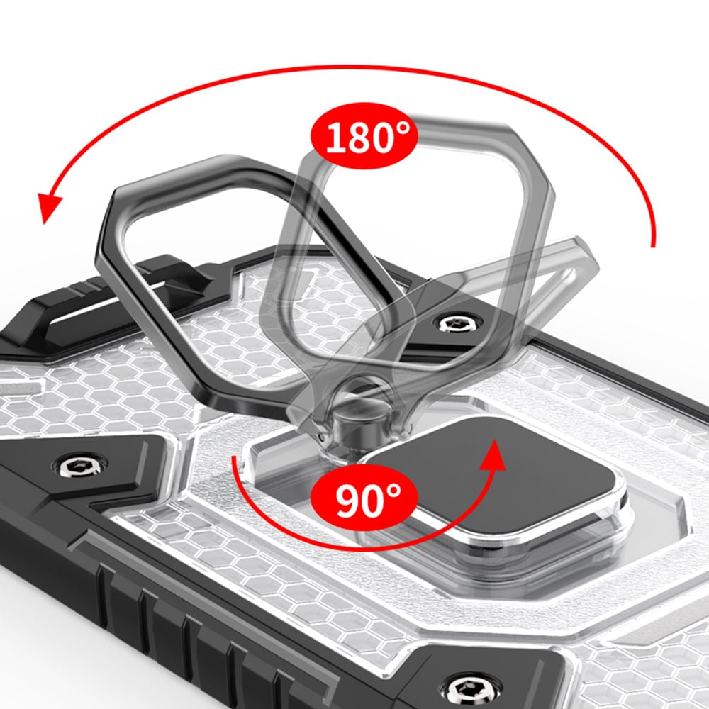 Techsuit - Honeycomb Armor ovitek za Samsung Galaxy A52 4G / A52 5G / A52s 5G - črna