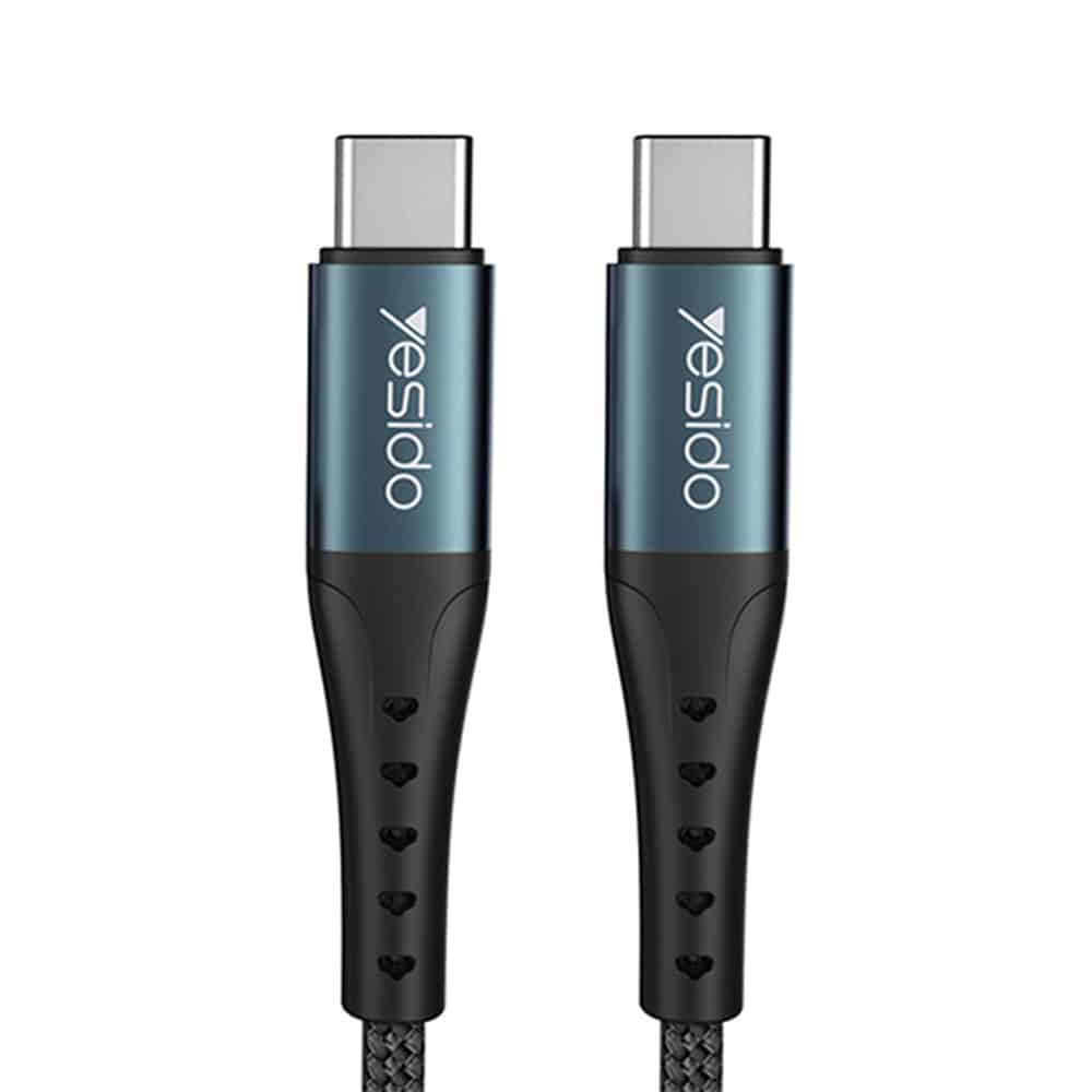 Yesido - podatkovni kabel (CA-66) - tip-C na tip-C, 60W, QC & PD, 3A, 1,2 m