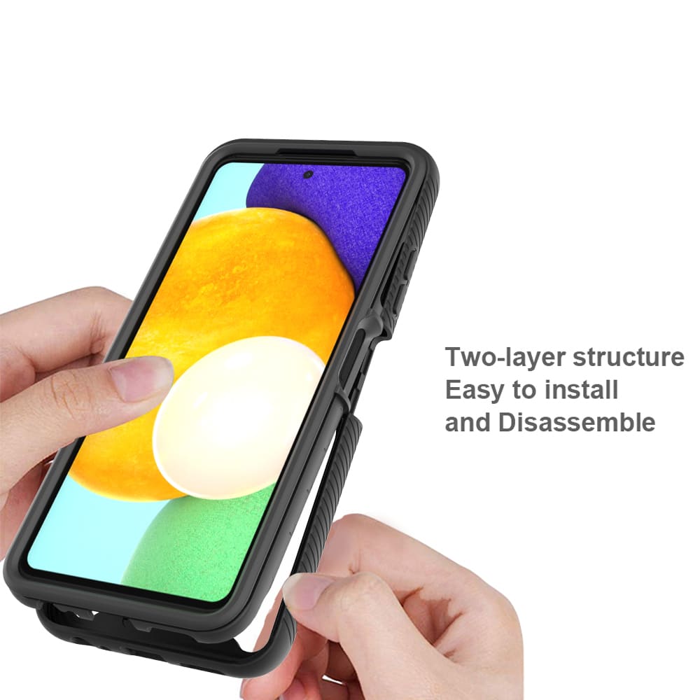 Techsuit - Defense360 Pro + Zaščita zaslona - Samsung Galaxy A22 5G - črna