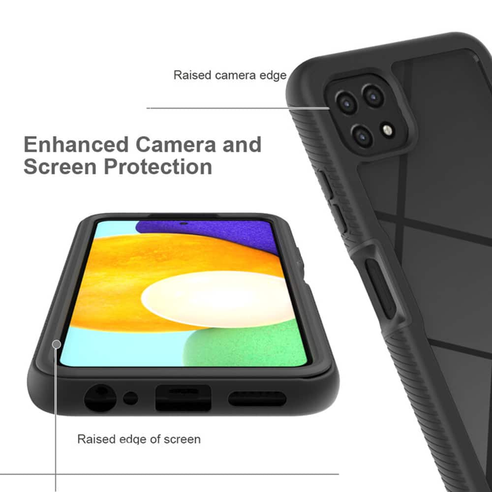Techsuit - Defense360 Pro + Zaščita zaslona - Samsung Galaxy A22 5G - črna