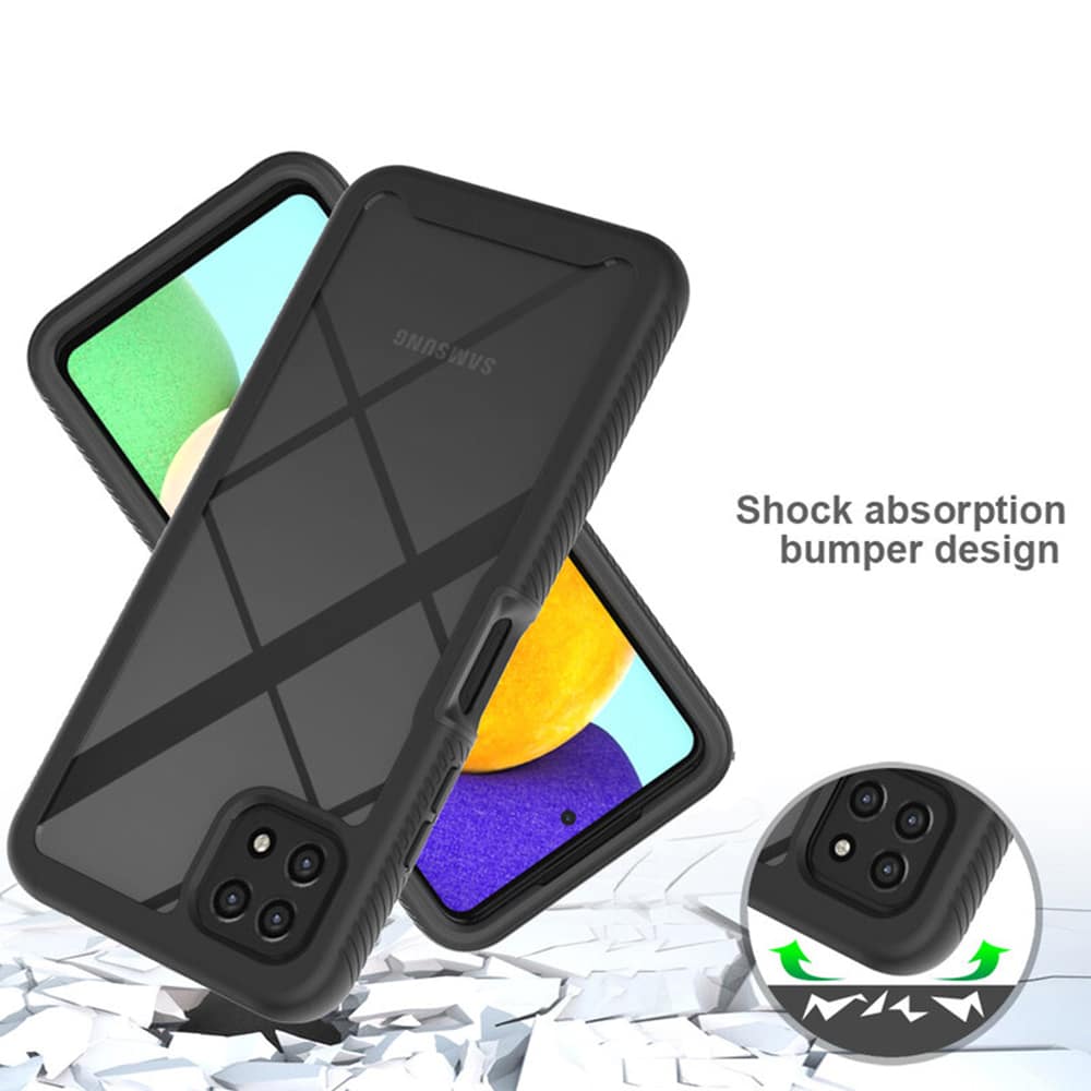 Techsuit - Defense360 Pro + Zaščita zaslona - Samsung Galaxy A22 5G - črna