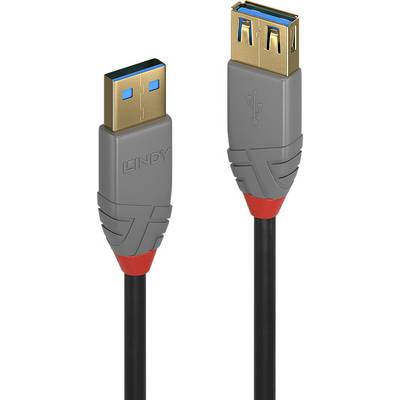 Lindy 36762 USB kabel 2 m USB 3.2 Gen 1 (3.1 Gen 1) USB A Crno