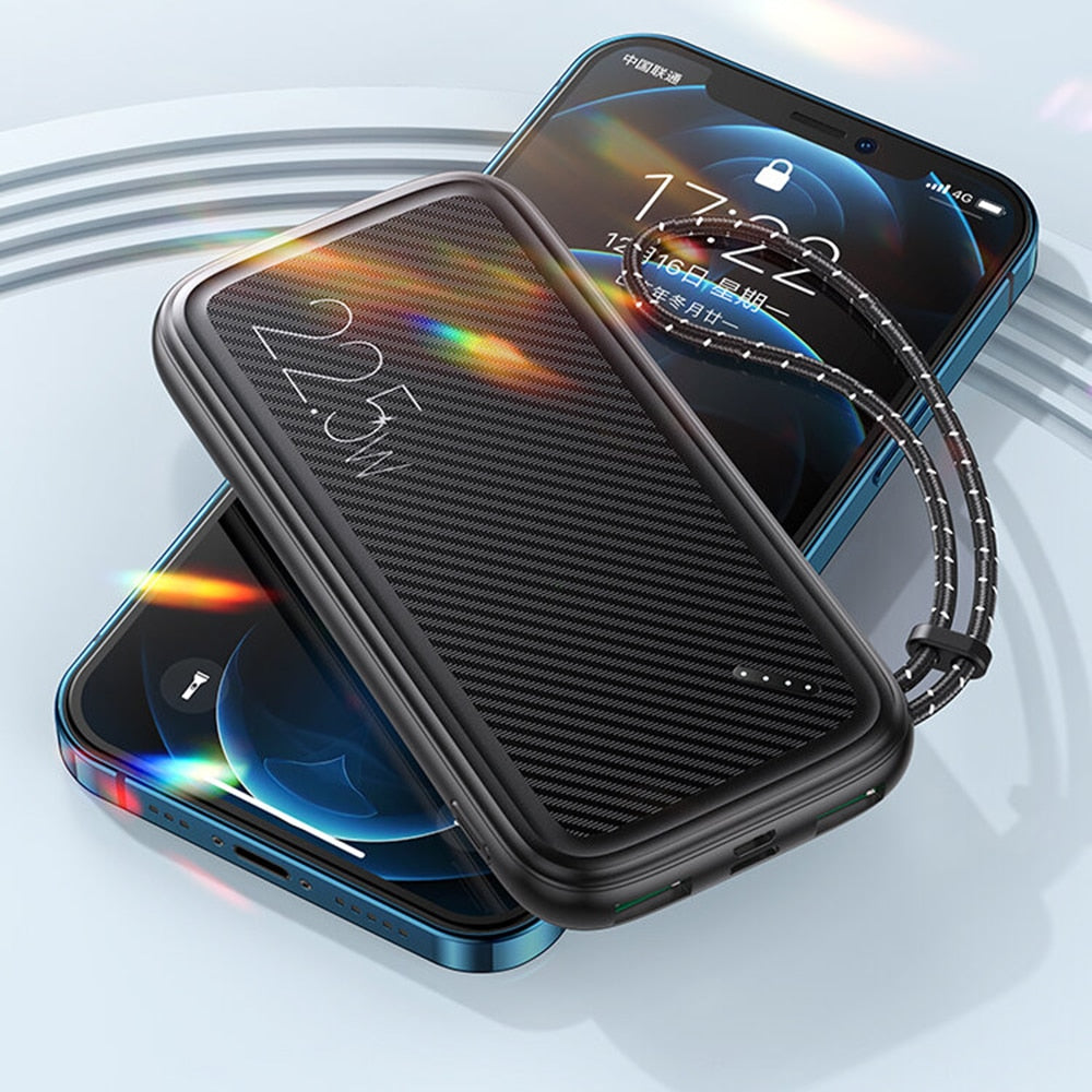 USAMS - Power Bank PB56 (US-CD151) - dvojni USB, Quick Charge 3.0, PD 3.0, 10000mAh - črna