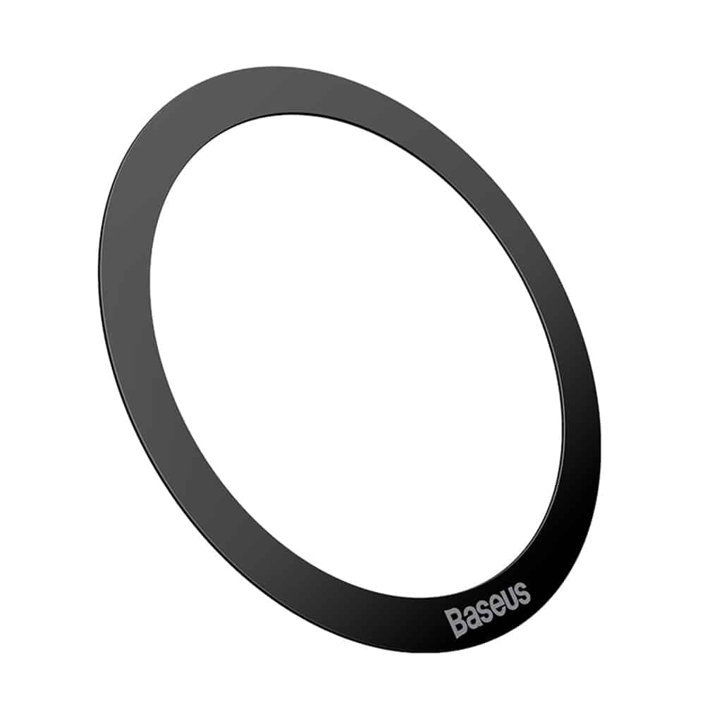 Baseus - (2 kom) Metal Ring Magnetic Series (PCCH000001) - Univerzalni telefonski prsten za Samsung- iPhone - crni