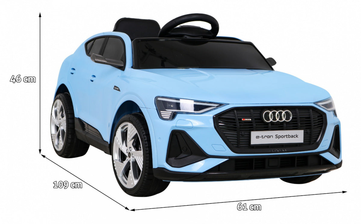 Licencirani auto na akumulator Audi E-Tron Sportback - plavi