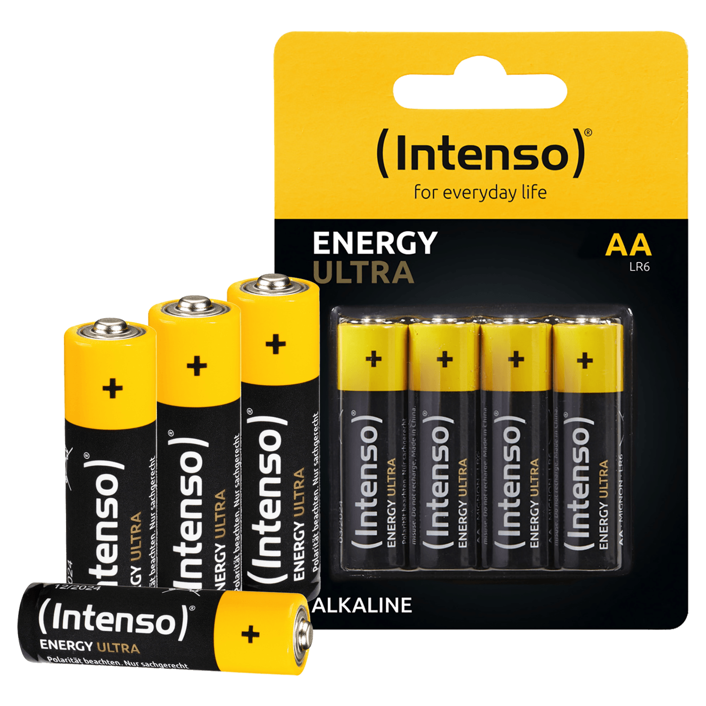 (Intenso) Alkalna baterija, AA LR6/4, 1,5 V, blister 4 kos