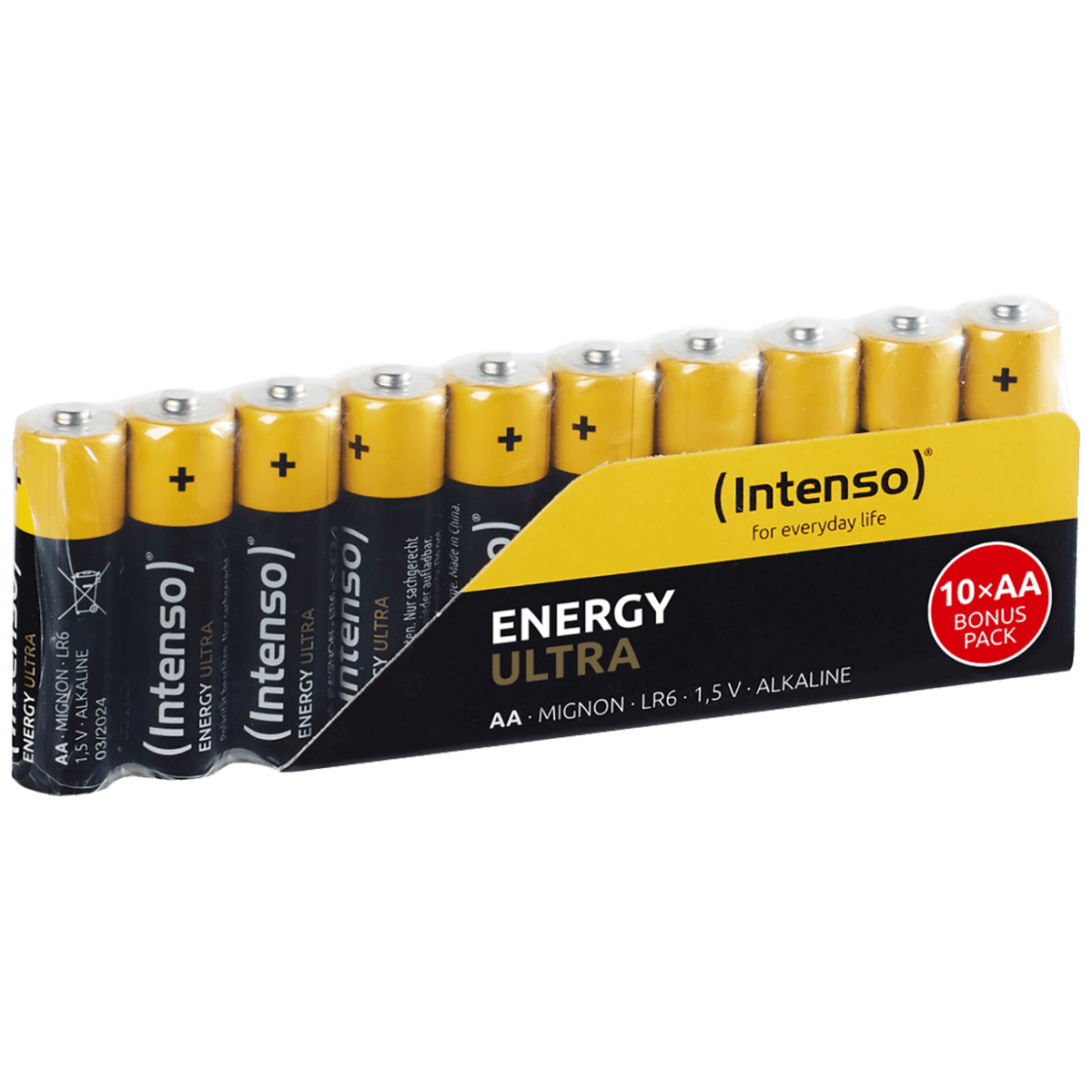 (Intenso) Baterija alkalna, AA LR6/10, 1,5 V, blister 10 kom
