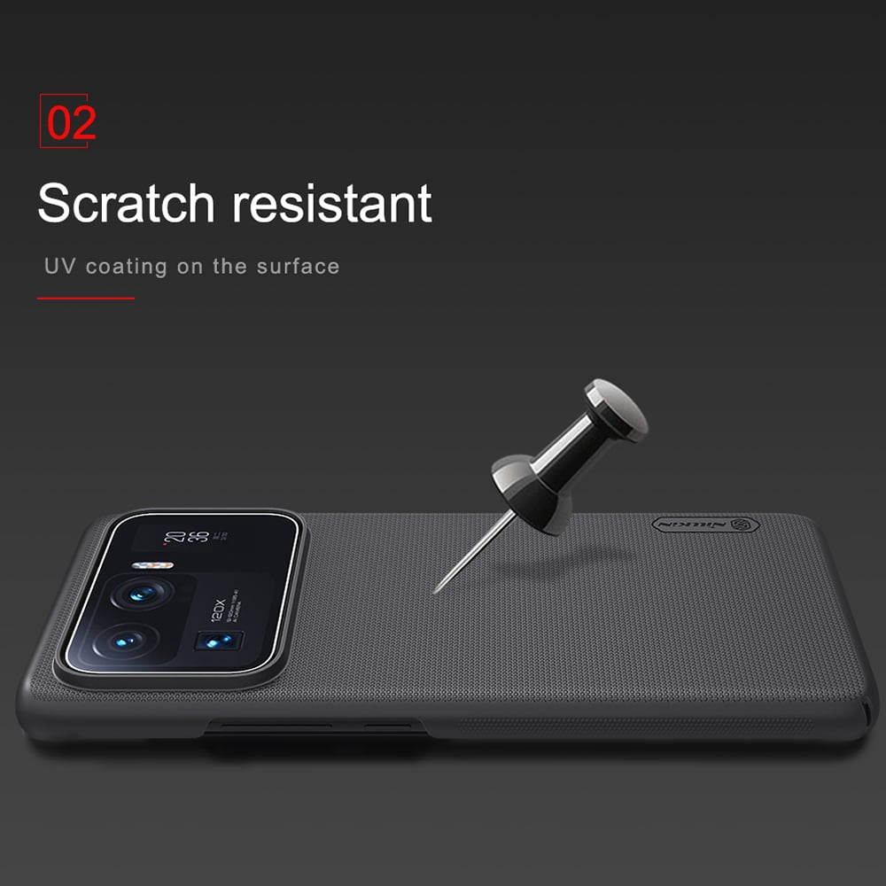 Nillkin Super Frosted Shield Pro trpežen ovitek za Xiaomi Mi 11 Ultra – črn