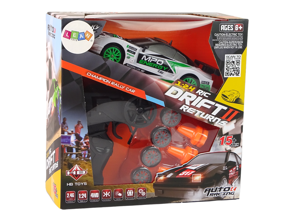 Auto na daljinsko upravljanje DRIFT Rally sa rekvizitima