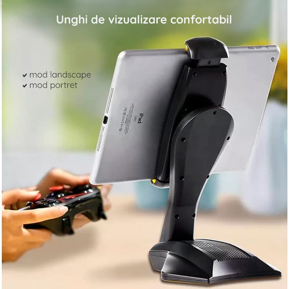 Yesido - Namizno stojalo (C21) - za telefon, tablico 6.5 - 10" - črno