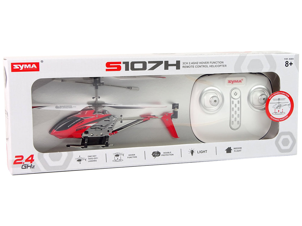 Helikopter na daljinsko upravljanje SYMA S107H - crveni