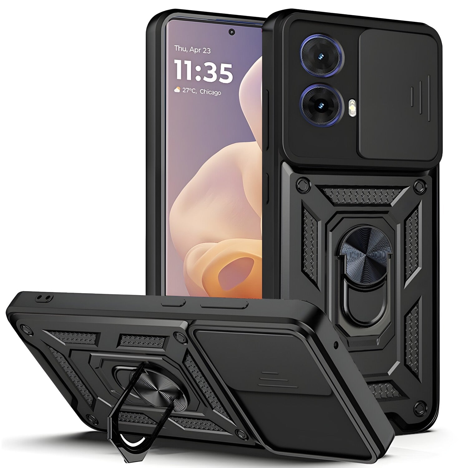 Hybrid Armor futrola za Motorola Moto G85 - Crna KP33182