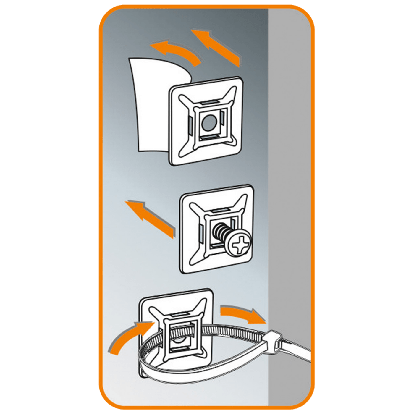 home Organizator kabela, pakiranje 50 kom. - CTT 19BK