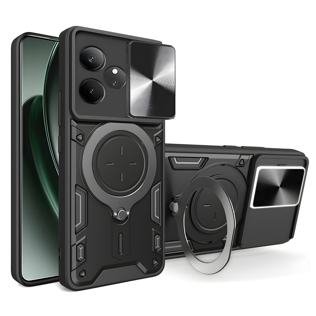 Techsuit zaštitna maska CamGuard za Realme GT 6/GT 6T - Crna KP33202