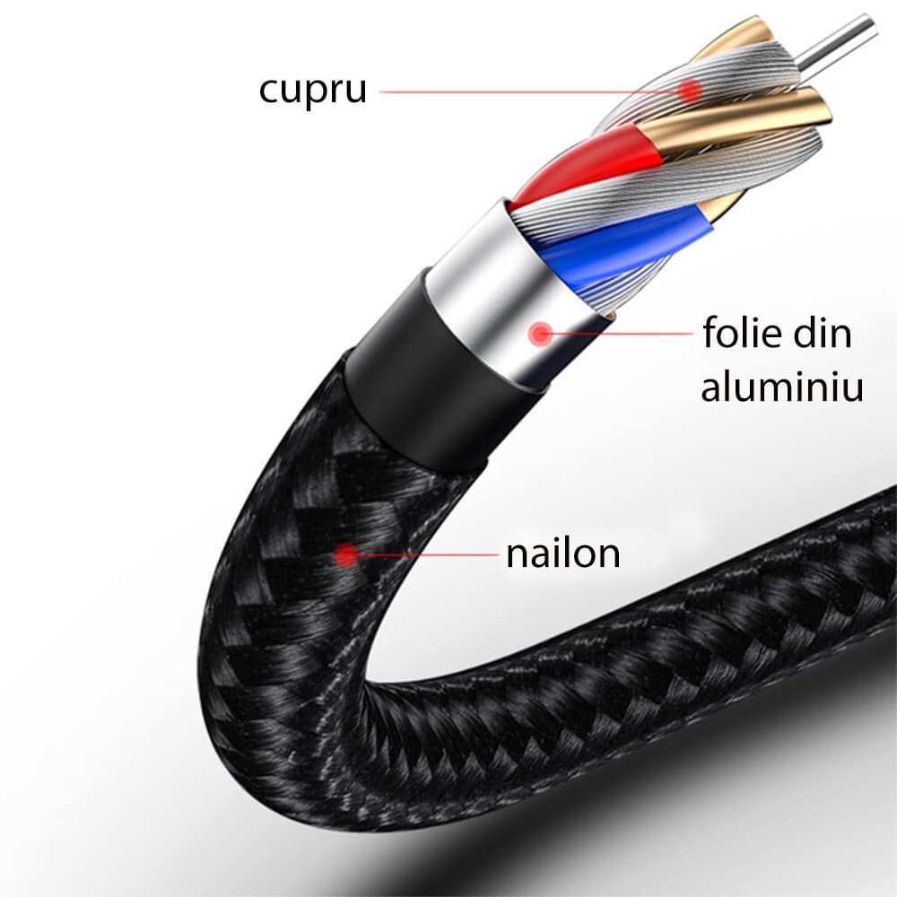 Yesido - podatkovni kabel (CA-56) - Type-C na Lightning, 18W, 2.4A, 1.2m - črn