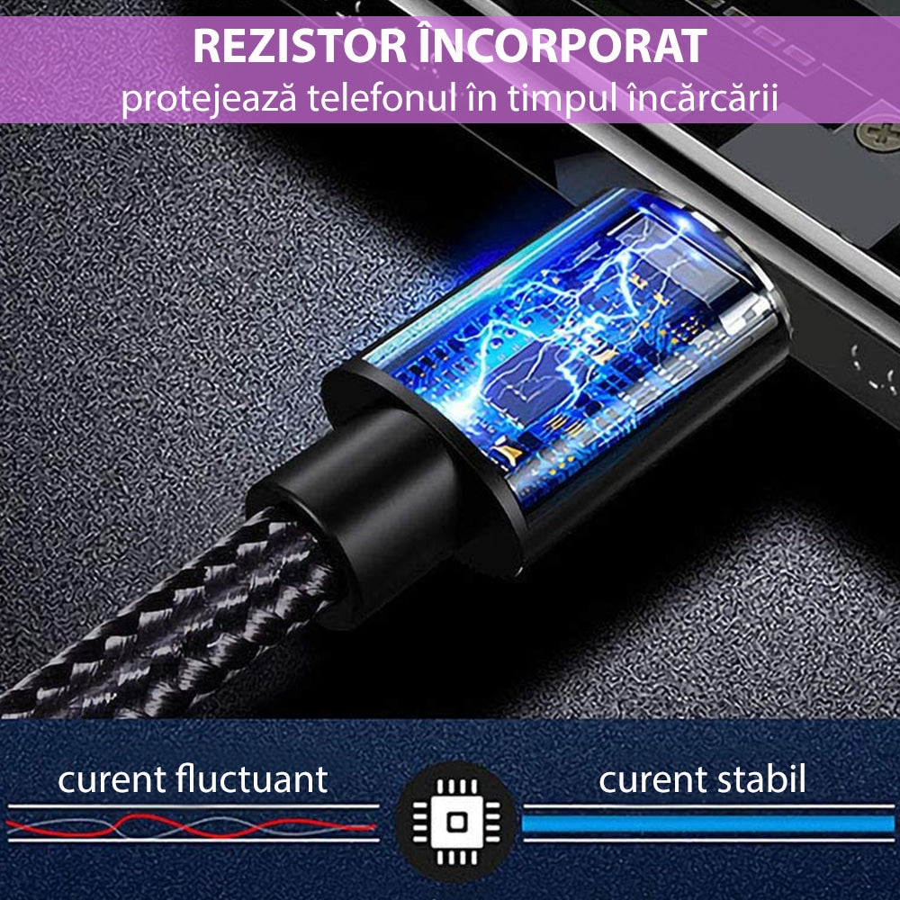 Yesido - podatkovni kabel (CA-56) - Type-C na Lightning, 18W, 2.4A, 1.2m - črn
