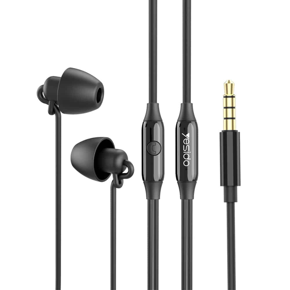 Yesido - Stereo slušalice (YH29) - Jack 3,5 mm s mikrofonom, 1,2 m - crne