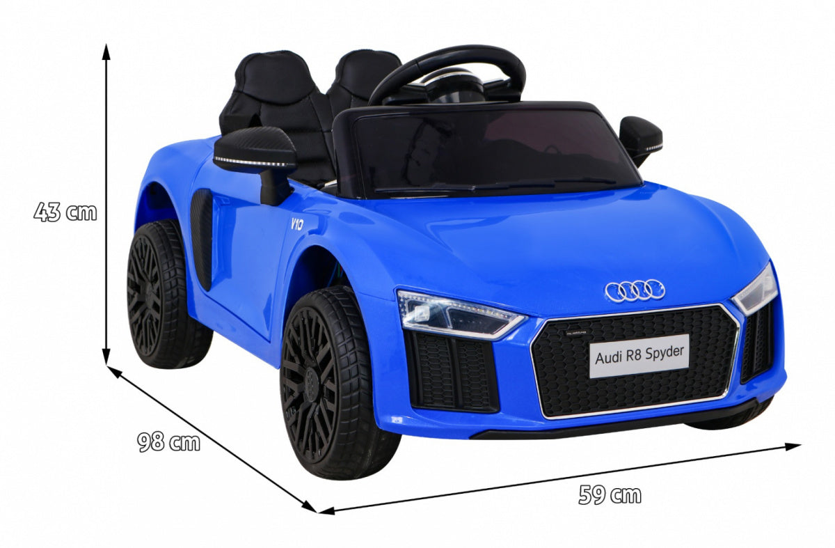 Licencirani auto na akumulator Audi R8 - plavi