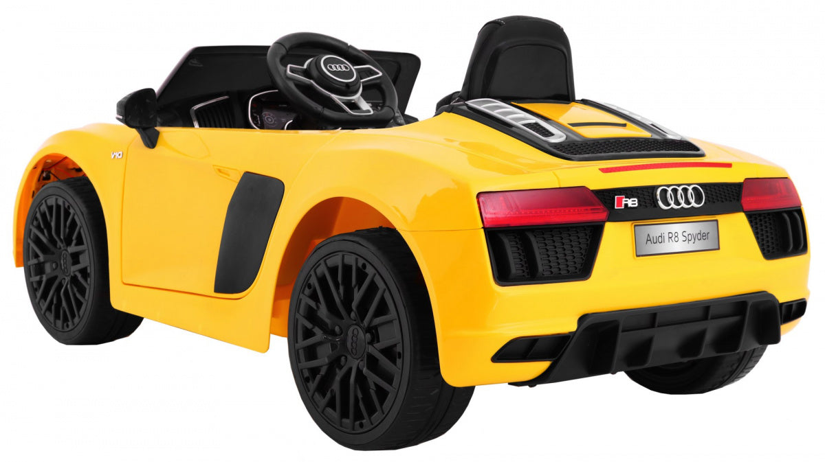 Licencirani auto na akumulator Audi R8 Spyder RS - žuti