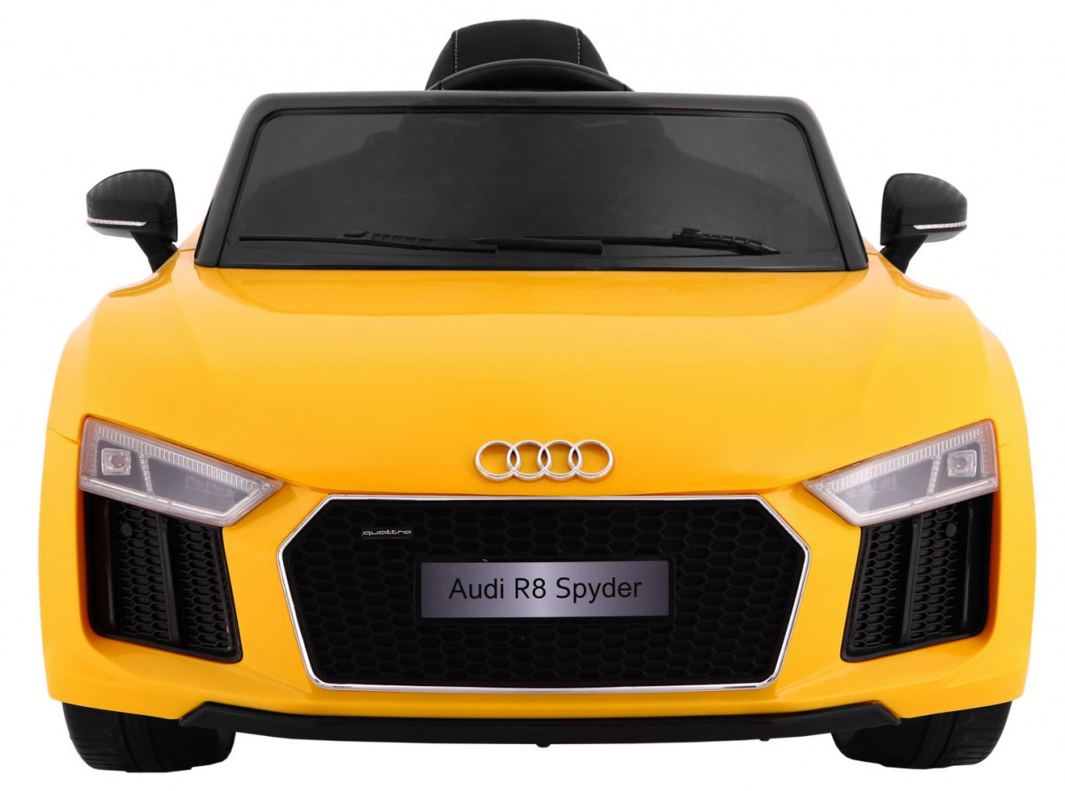 Licencirani auto na akumulator Audi R8 Spyder RS - žuti
