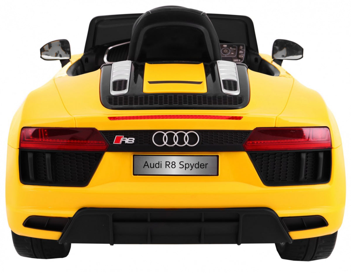 Licencirani auto na akumulator Audi R8 Spyder RS - žuti