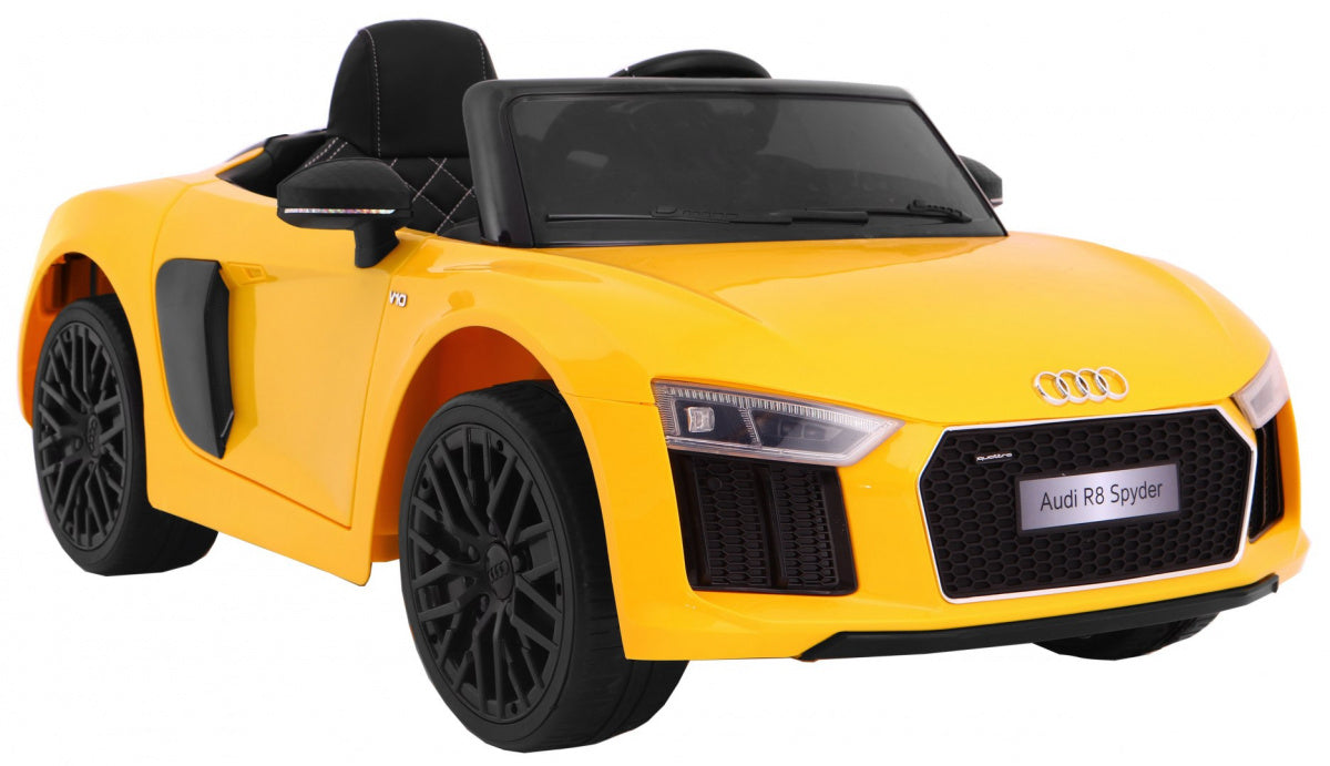 Licencirani auto na akumulator Audi R8 Spyder RS - žuti