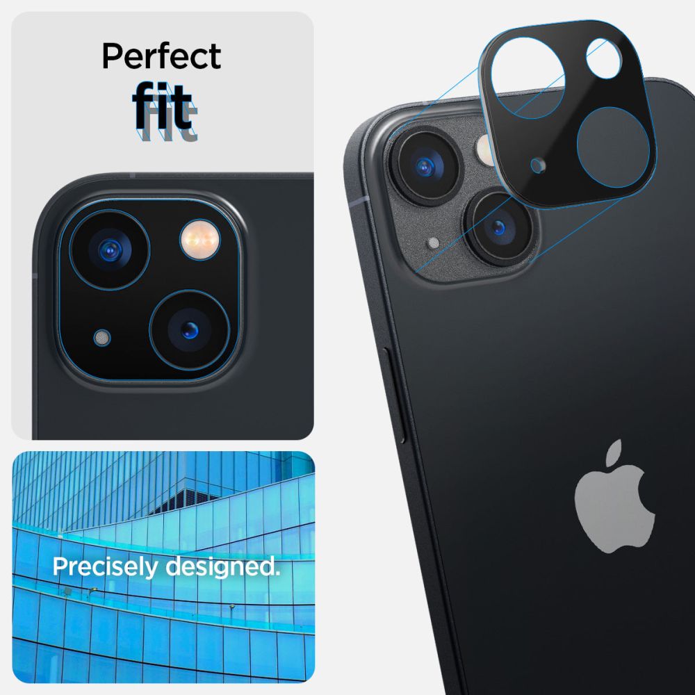 SPIGEN OPTIK.TR ZAŠČITA ZA KAMERO 2-PAK IPHONE 14/14 PLUS BLACK COVER