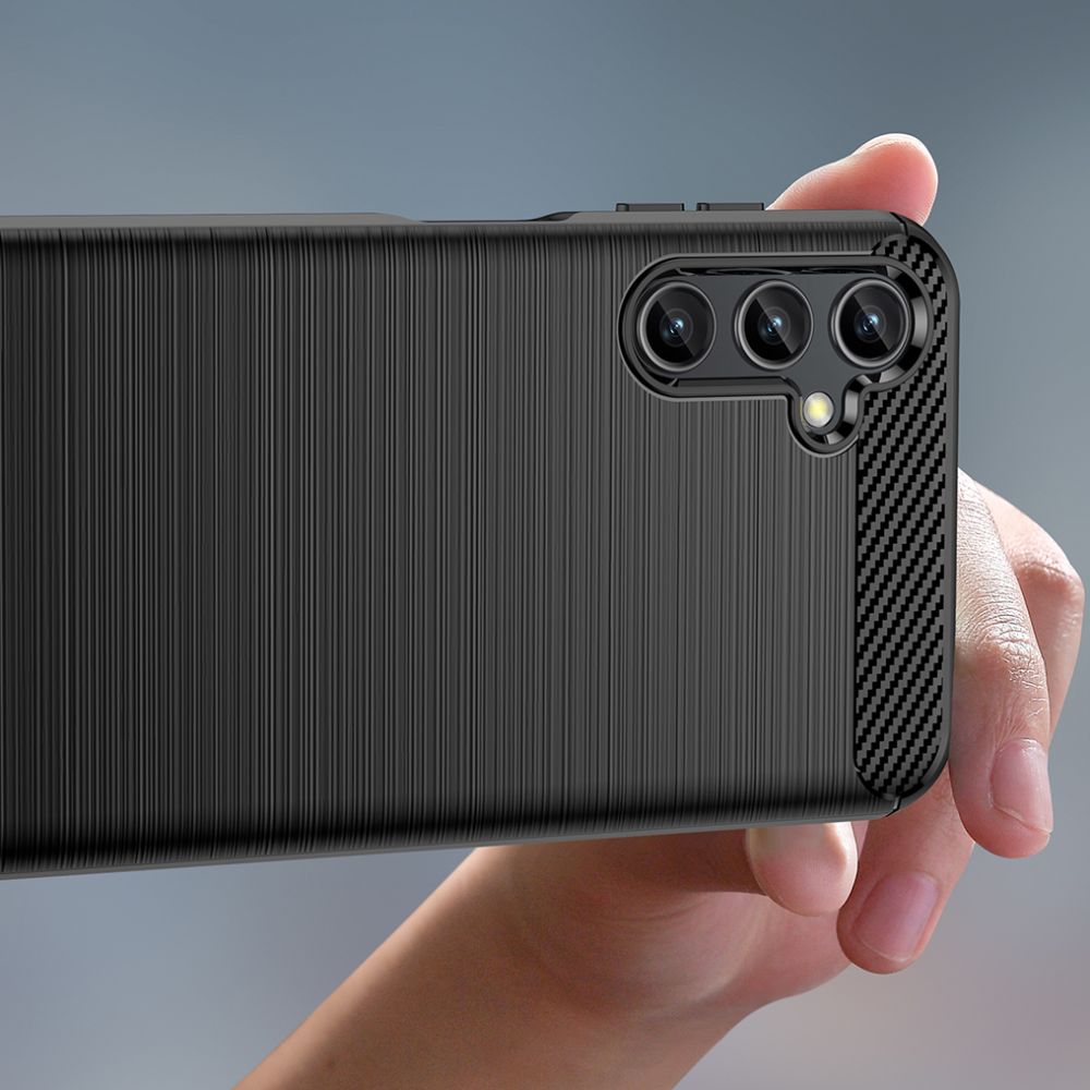 TECH-PROTECT TPUCARBON OVITEK ZA SAMSUNG GALAXY A14 4G/ 5G ČRNI