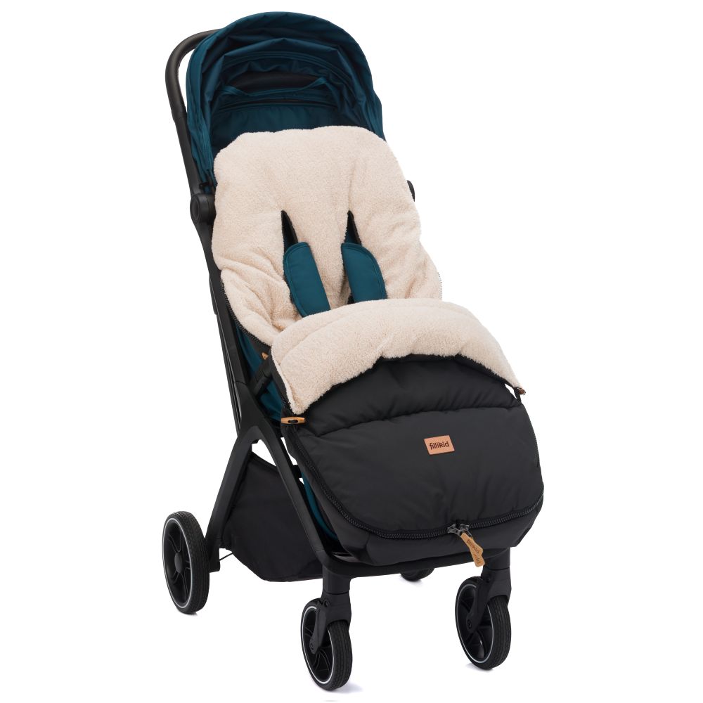 Fillikid Footmuff Kinley zimska vreća za kolica, Teddy black