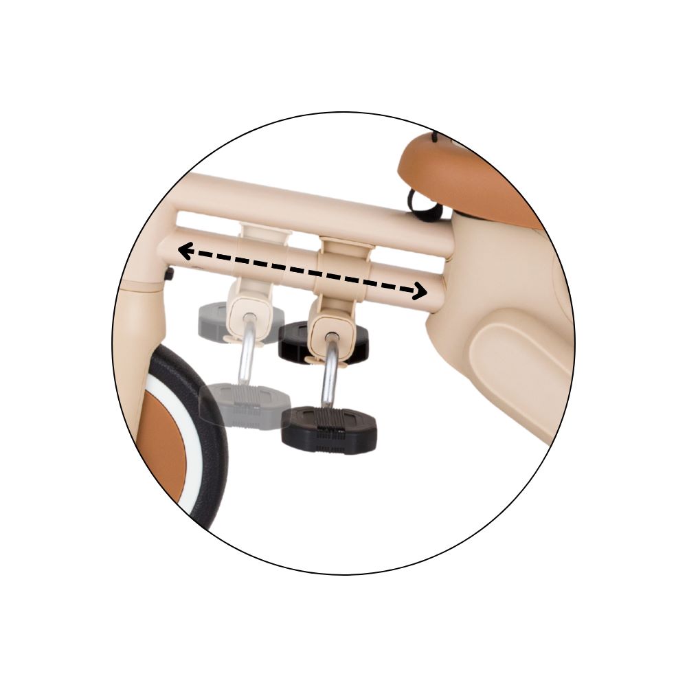 PETITE&MARS Tricikl Drift 4 u 1, Desert Sand