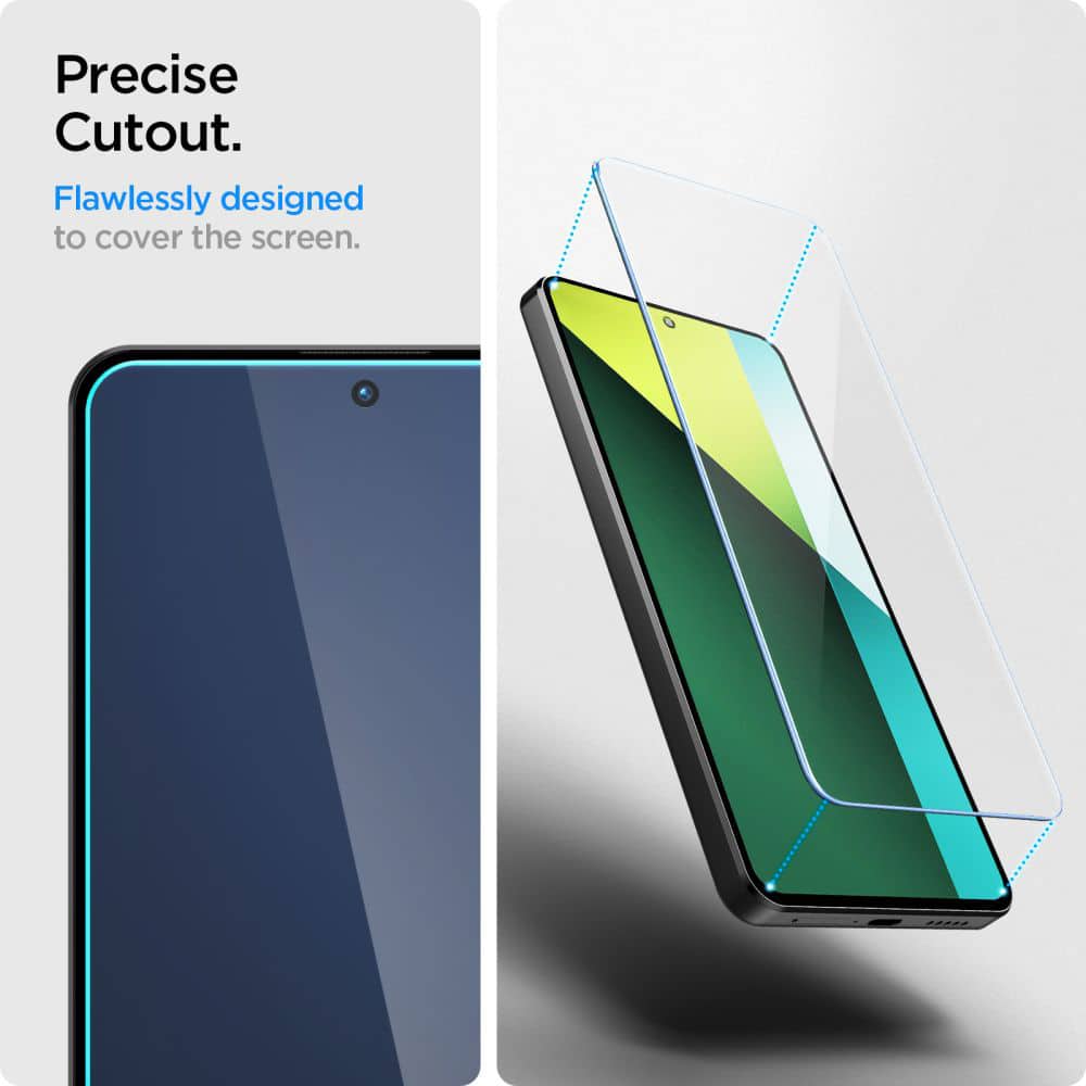 Spigen - Glas.tR Slim (2 kosa) za Xiaomi Redmi Note 13 Pro 5G / Poco X6 - prozoren