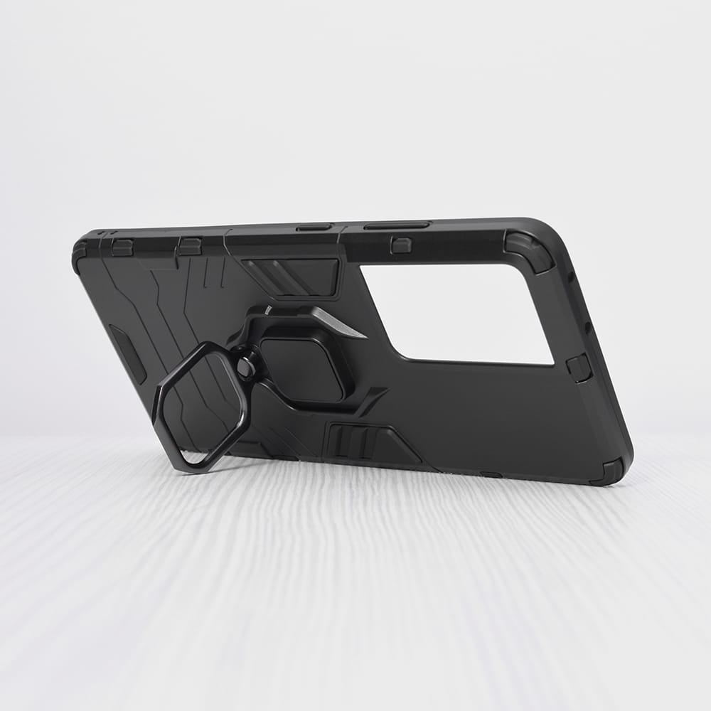 Techsuit - Silikonski ščit - Samsung Galaxy S21 Ultra - črna