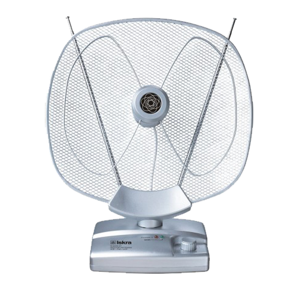 Iskra Antena sobna sa pojačalom, UHF/VHF, srebrna - G2235-06