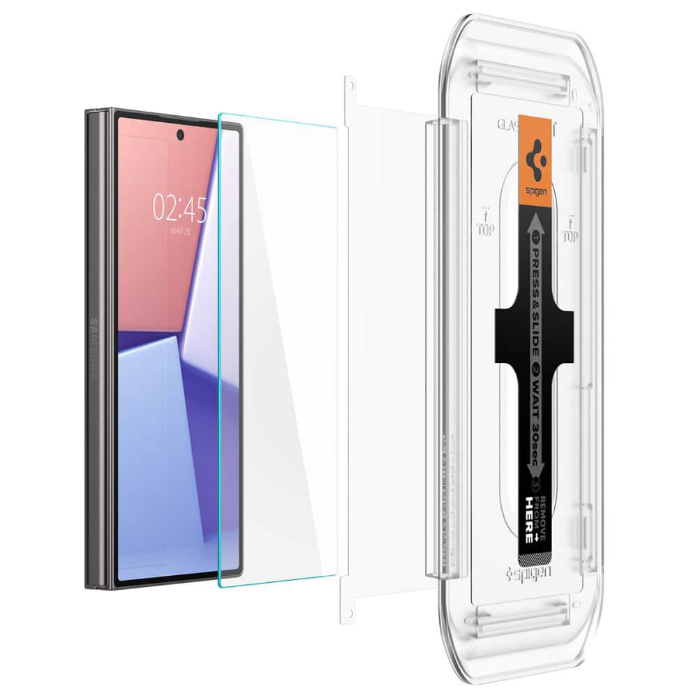 Spigen - Glas.tR EZ-FIT (2 kom) za Samsung Galaxy Z Fold 6 - prozirno
