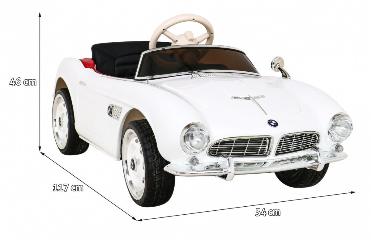 Licencirani auto na akumulator BMW 507 Retro - bijeli