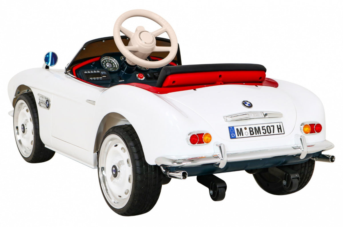 Licencirani auto na akumulator BMW 507 Retro - bijeli