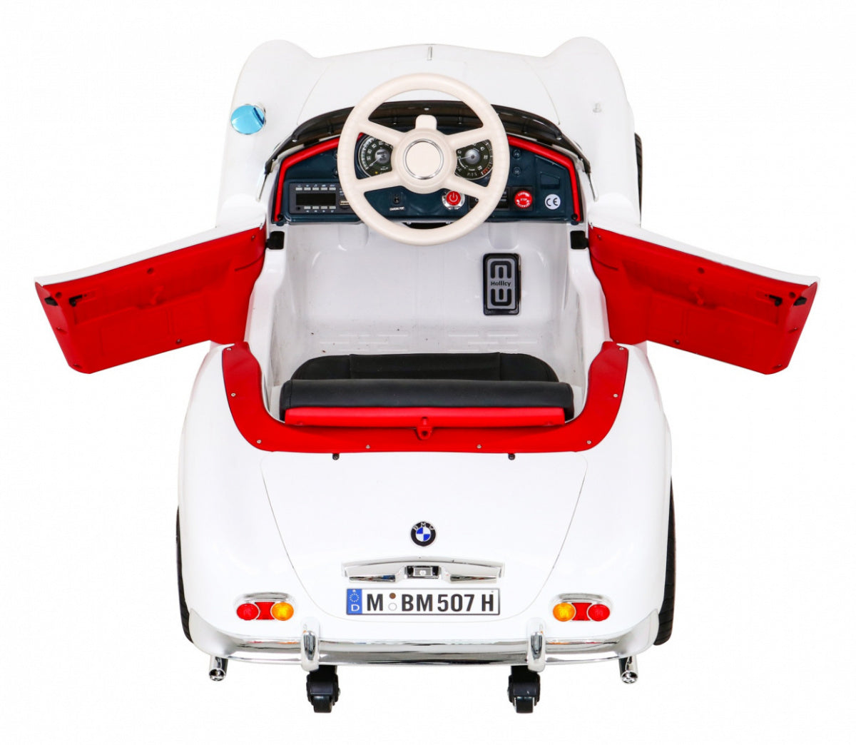 Licencirani auto na akumulator BMW 507 Retro - bijeli
