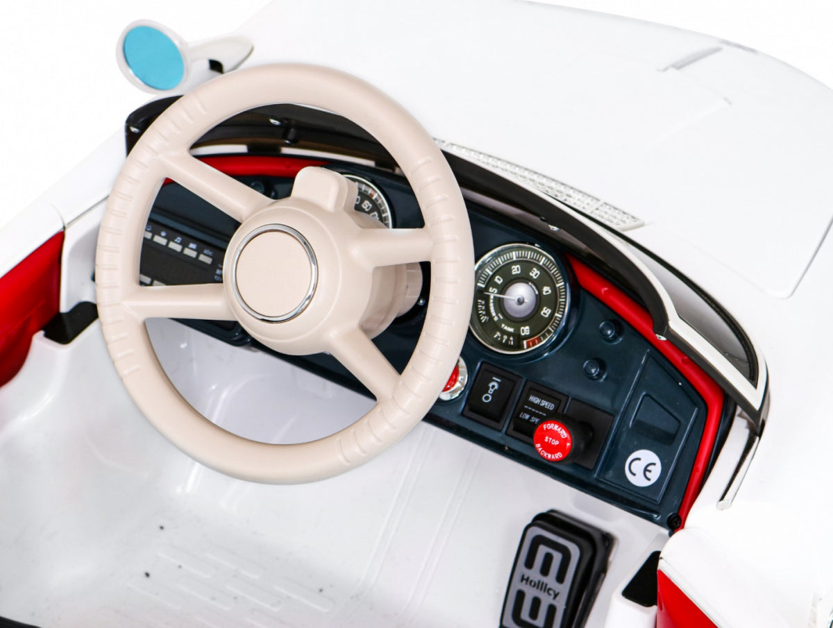 Licencirani auto na akumulator BMW 507 Retro - bijeli