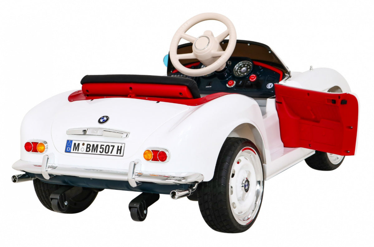 Licencirani auto na akumulator BMW 507 Retro - bijeli