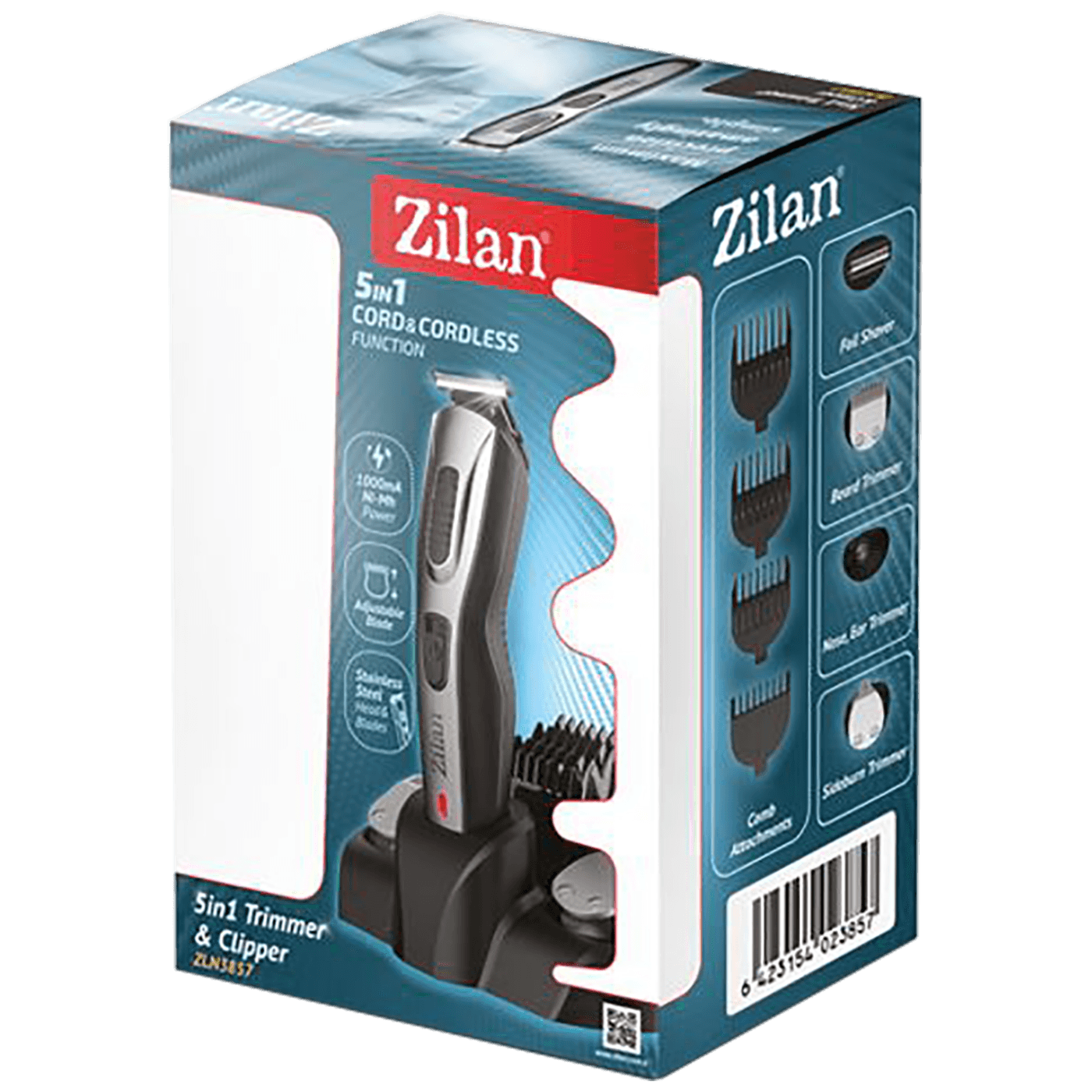 Zilan Trimer i šišač, 11 in 1, All In One, Accu - ZLN3857