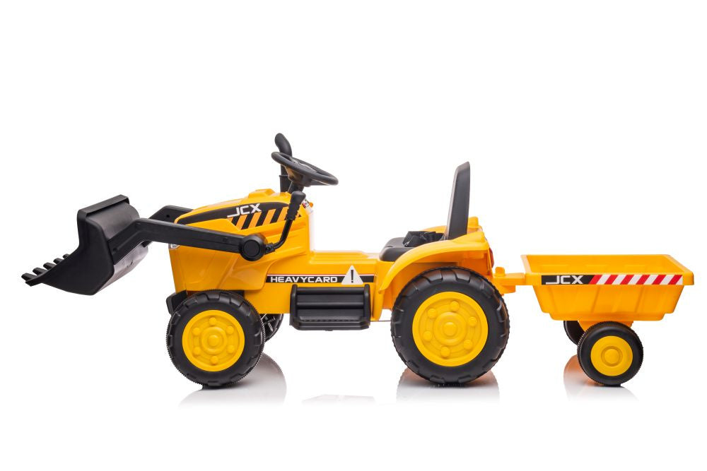 Traktor na akumulator s prikolicom S617 - žuti