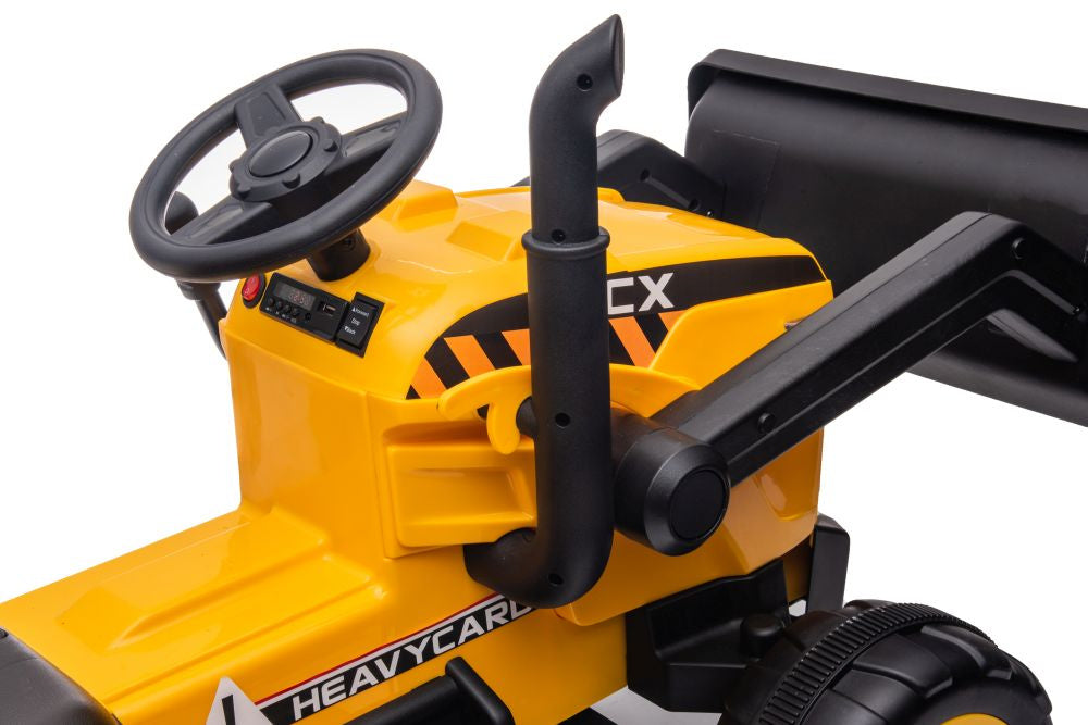Traktor na akumulator s prikolicom S617 - žuti