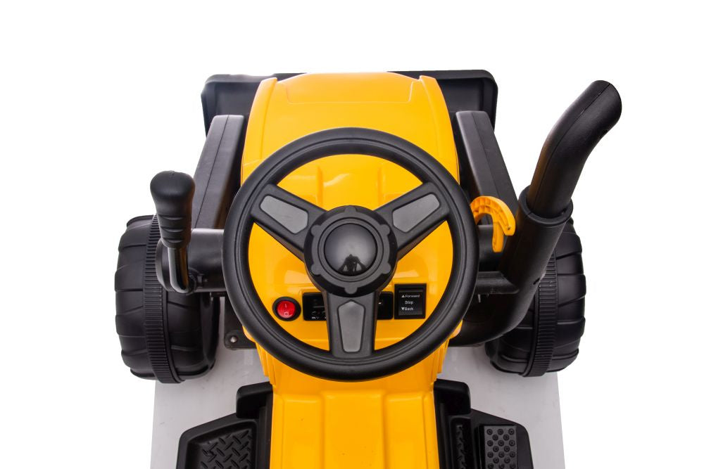 Traktor na akumulator s prikolicom S617 - žuti